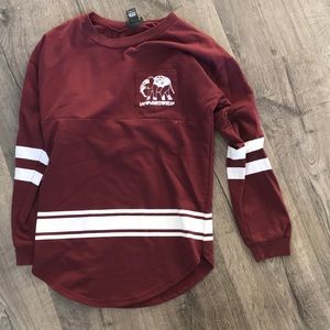 Maroon Cute Longsleeve